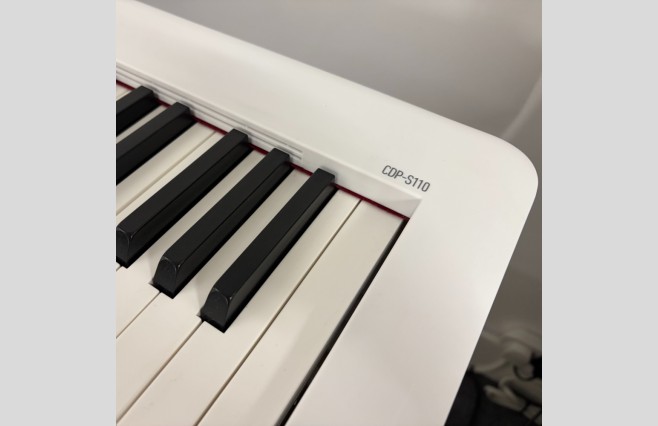 Casio CDP-S110 White Portable Digital Piano, Used - Complete Package (SN:948DDC756022576DCC) - Image 8